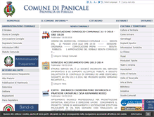 Tablet Screenshot of comune.panicale.pg.it